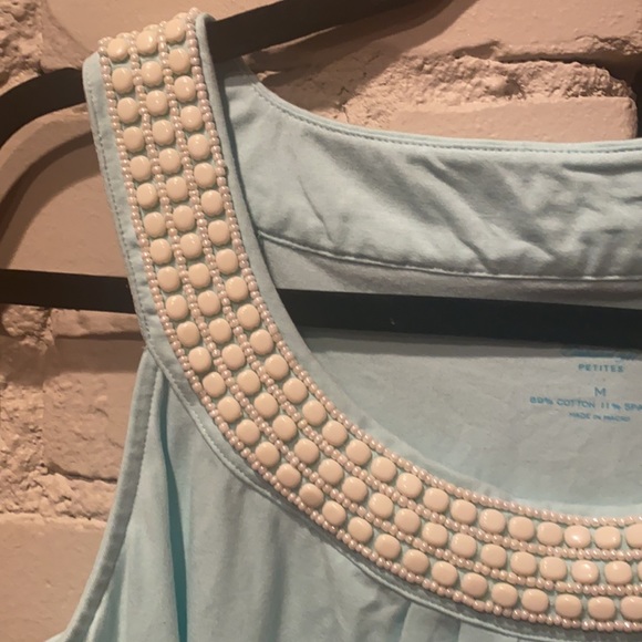 Women’s Talbots petite fancy tank top - Picture 2 of 4